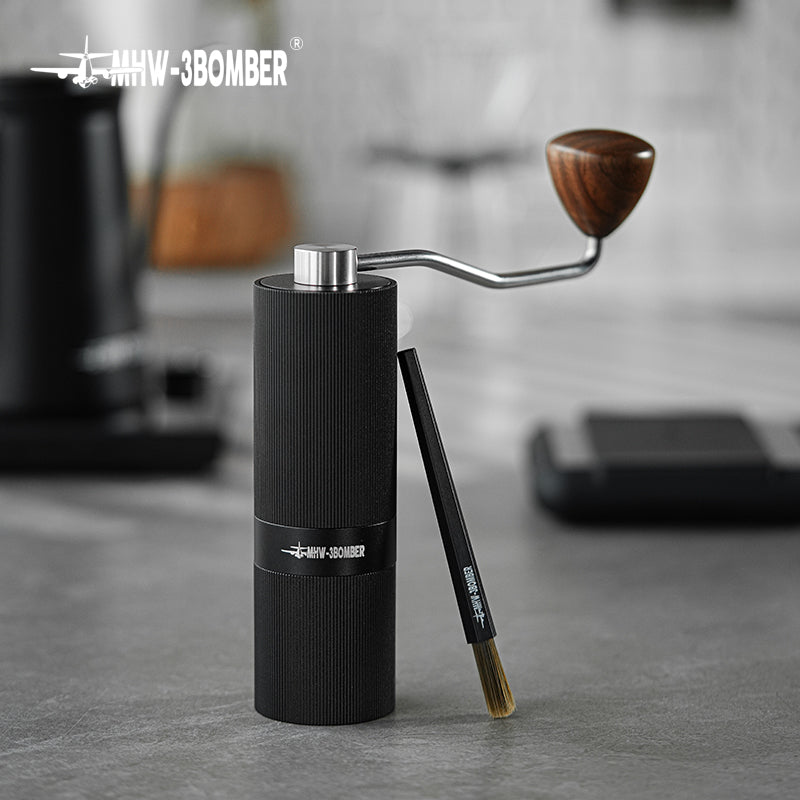 MHW 3BOMBER Barista Bürste Aluminium