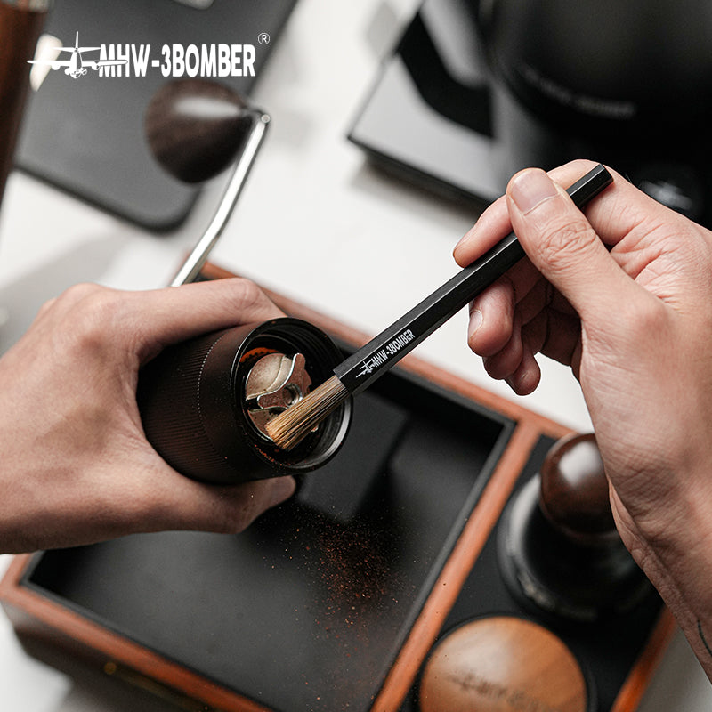 MHW 3BOMBER Barista Bürste Aluminium