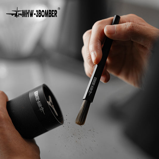 MHW 3BOMBER Barista Bürste Aluminium